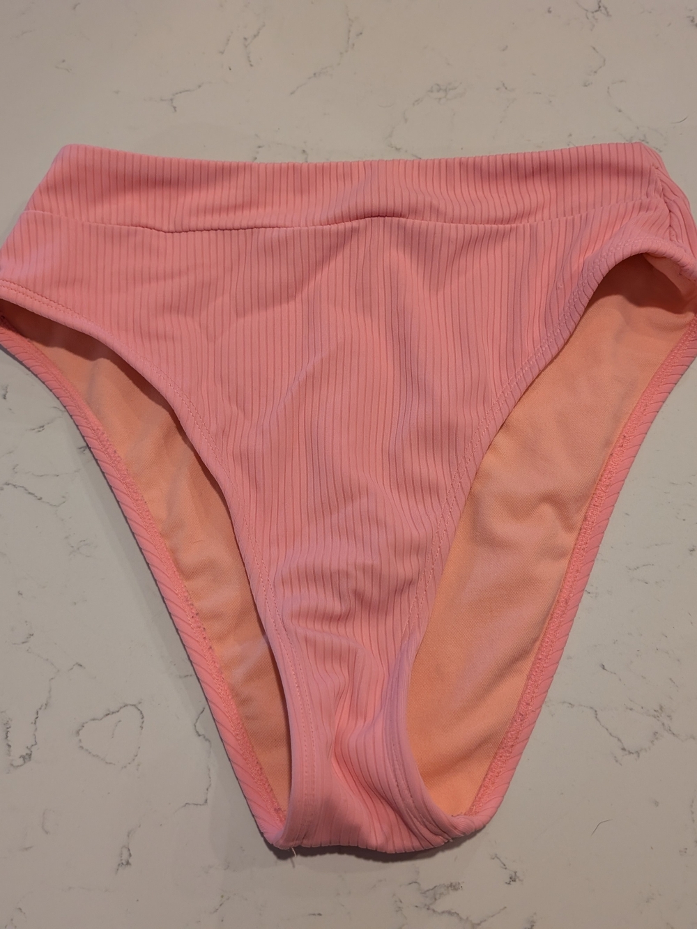 Xhilaration Peach Ribbed Bikini Bottoms